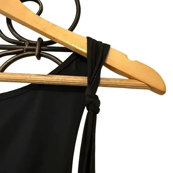 new Splendid x Rachel Love Boatneck Maxi Dress in Black, Large. Quiet Luxury. - Picture 7 of 11